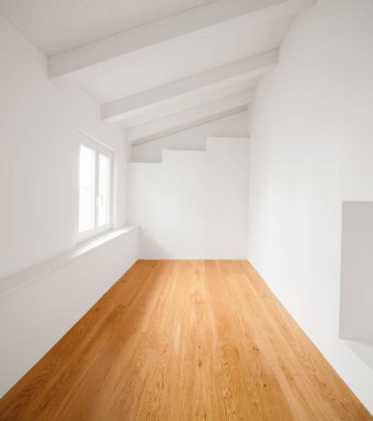 Duvarda bir merdiven var.