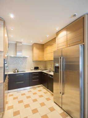 Mutfak modern bir evde