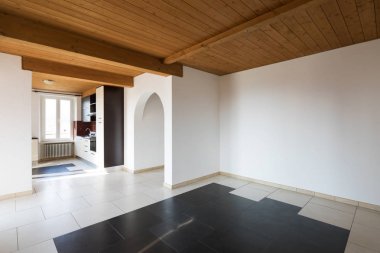 İç modern ev, içeride kimse yok