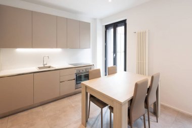 Modern minimalist mutfak 