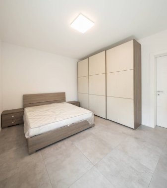 Zarif ve minimalist Çift Kişilik Yatak odası