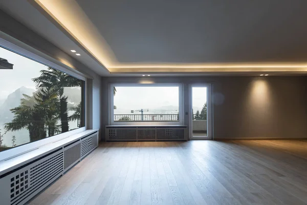 Nagy nappali, modern apartman — Stock Fotó