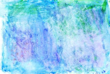 Soyut arkaplan, elle boyanmış doku, suluboya, sıçrama, boya damlaları, boya darbeleri. Arkaplan, duvar kağıdı, kapak ve ambalaj için tasarım.