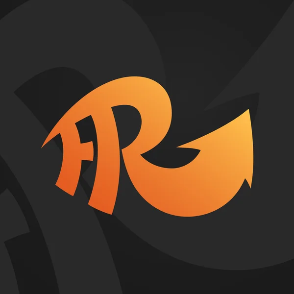 Fr vektör logo tasarımı
