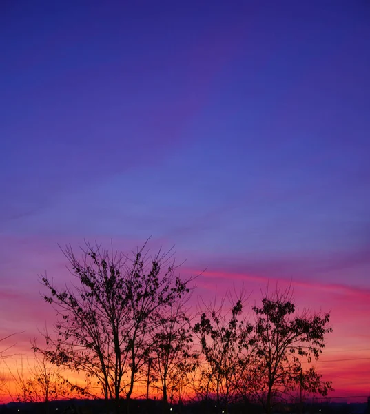 Dramatic landscape sunset — Stock Photo, Image