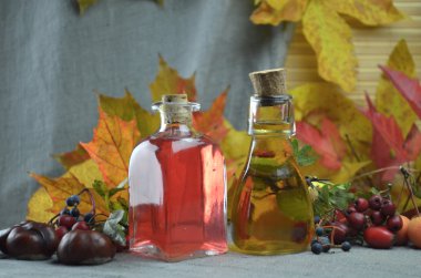 Tentür sonbahar kompozisyon