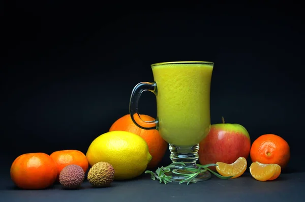 Fruit Smoothie Citrus Diet Bio Fit Detox — Stock Photo, Image