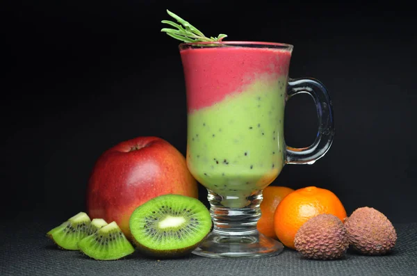 Frullato Frutta Vitamine Bio Dieta Eco Biologico — Foto Stock