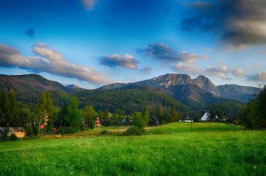 Tatra Dağları yaz saati hdr görüntüleme