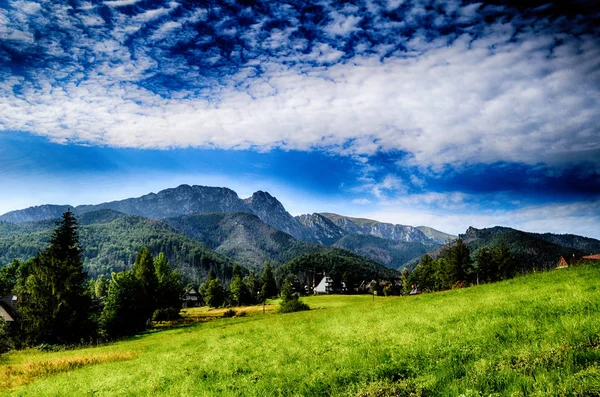 Tatra Dağları yaz saati hdr görüntüleme