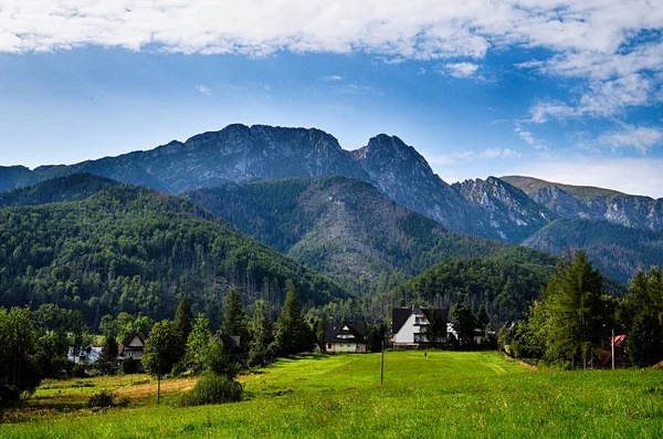 Tatra Mountains View Summer Time Hdr — Stock Photo, Image