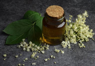 Mürver şurubu ev yapımı, organik.