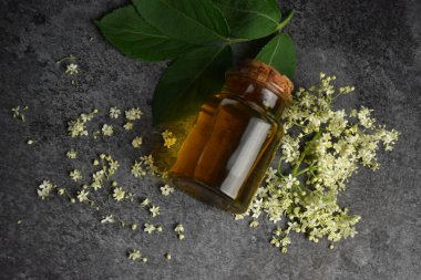 Mürver şurubu ev yapımı, organik.