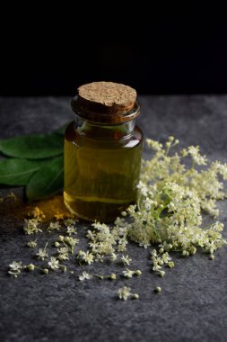 Mürver şurubu ev yapımı, organik.