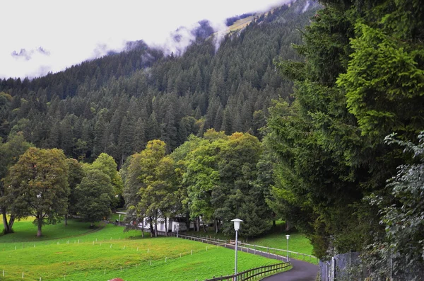 Krajobraz Scenic góry w Szwajcarii — Zdjęcie stockowe