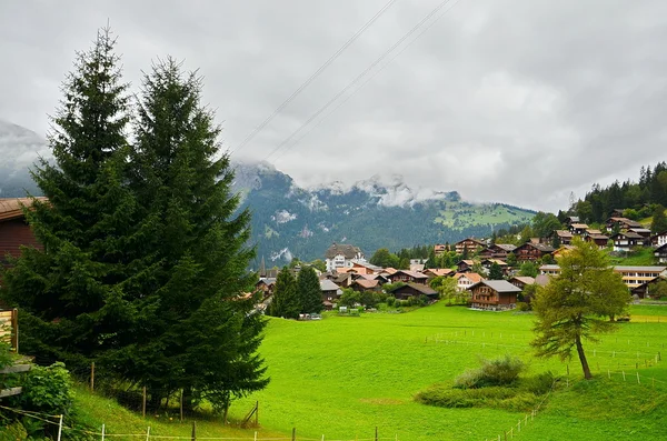 Festői hegyi táj, Svájc — Stock Fotó