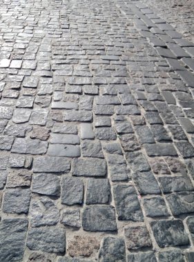 Gri taş döşeme arka plan kopya alanı ile