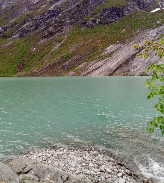 Lake and mountain background — Stock Photo, Image