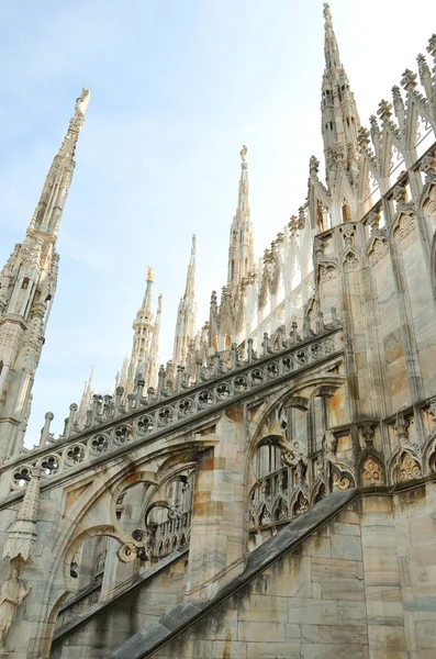 Met het oog op Milan city, bovenaanzicht, met kopie ruimte — Stockfoto
