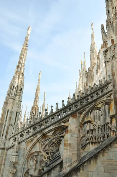 Vue sur la ville de Milan, vue de dessus, avec espace de copie — Photo