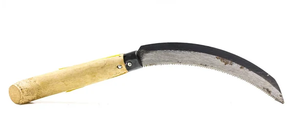 Cosechadora de hoz agrícola cuchilla plegable pala herramientas de jardinería — Foto de Stock