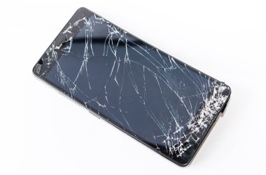 Bozuk ekranlı cep telefonu