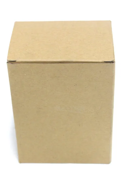 Caixa de papelão marrom — Fotografia de Stock