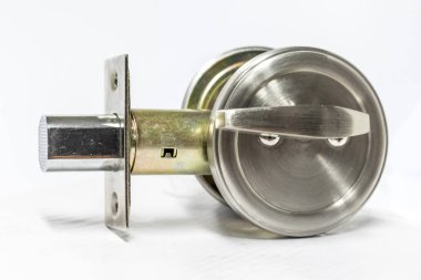 Modern tarz kapının kolu için doğal ahşap kapı