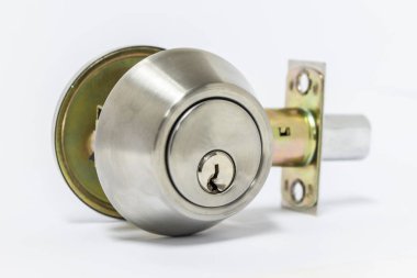 Modern tarz kapının kolu için doğal ahşap kapı