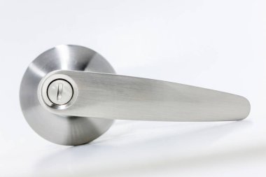 Modern tarz kapının kolu için doğal ahşap kapı