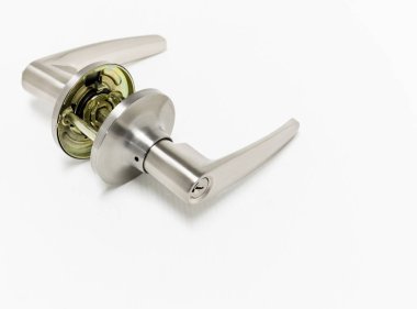 Modern tarz kapının kolu için doğal ahşap kapı