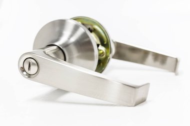 Modern tarz kapının kolu için doğal ahşap kapı