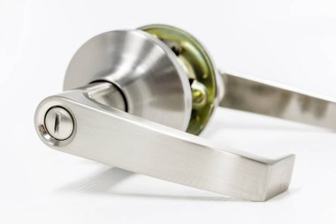 Modern tarz kapının kolu için doğal ahşap kapı