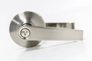 Modern tarz kapının kolu için doğal ahşap kapı