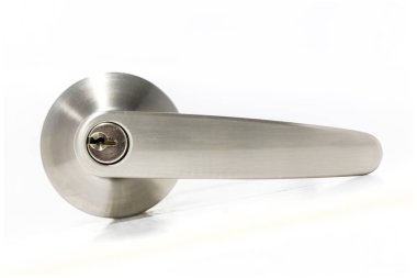 Modern tarz kapının kolu için doğal ahşap kapı