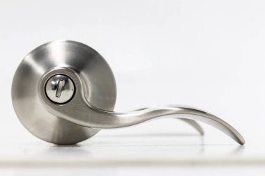 Modern tarz kapının kolu için doğal ahşap kapı