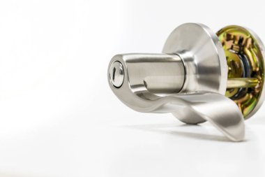 Modern tarz kapının kolu için doğal ahşap kapı