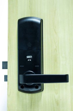 Modern tarz kapının kolu ahşap kapı