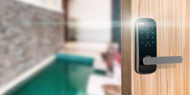 Akıllı dijital kapı kilidi güvenlik