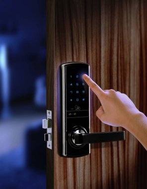 Akıllı dijital kapı kilidi güvenlik