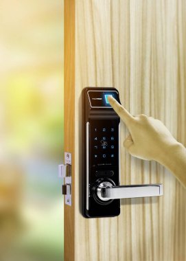 Akıllı dijital kapı kilidi güvenlik