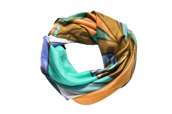 Silk scarf isolated — Stock Photo, Image