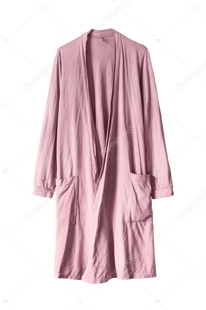 Dressing gown isolated