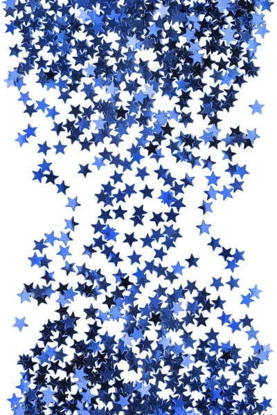 Poeira estelar azul isolada — Fotografia de Stock