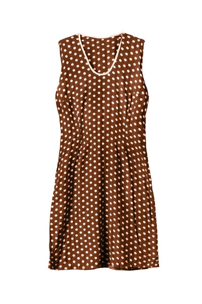 Шелковое платье изолировано
