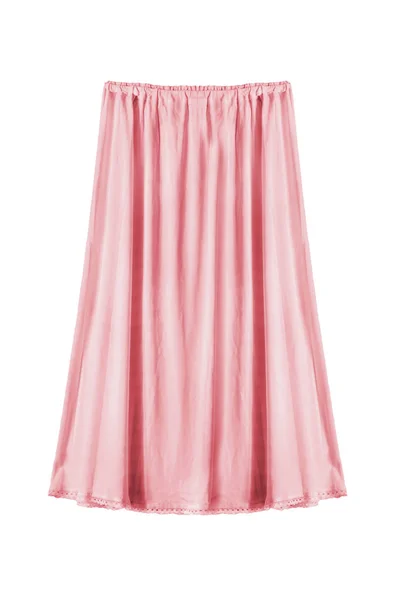 Różowa spódnica na białym tle — Zdjęcie stockowe