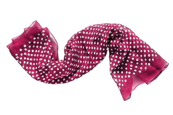 Розовый шарф изолирован — стоковое фото