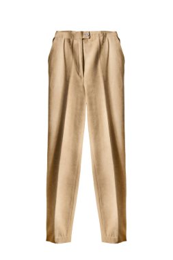 Bej pantolon izole