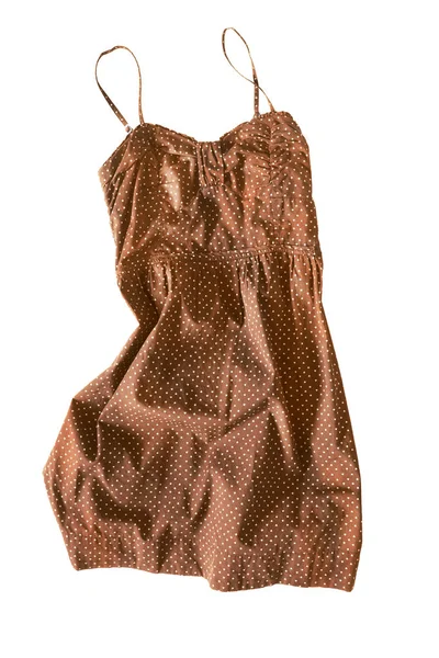 Vestido marrón aislado —  Fotos de Stock