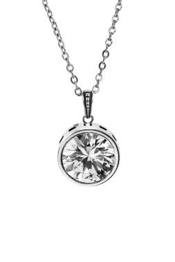İzole kristal kolye